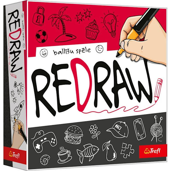 TREFL Board game Redraw (in Latvian lang.)