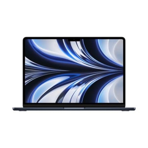 Apple MacBook Air Midnight 13.6 " IPS 2560 x 1664 Apple M2 8 GB SSD 256 GB Apple M2 8-core GPU Without ODD macOS 802.11ax Bluetooth version 5.0 Keyboa Blå