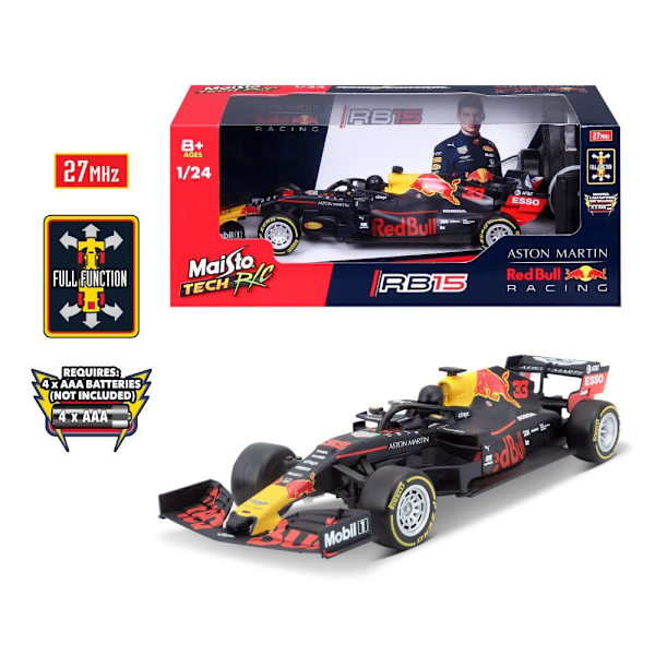 MAISTO TECH 1:24 remote control auto F1 Red Bull RB15, 10-82351