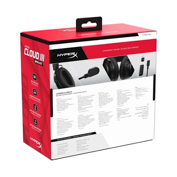 HyperX Cloud III Wireless Black Wireless Headsets