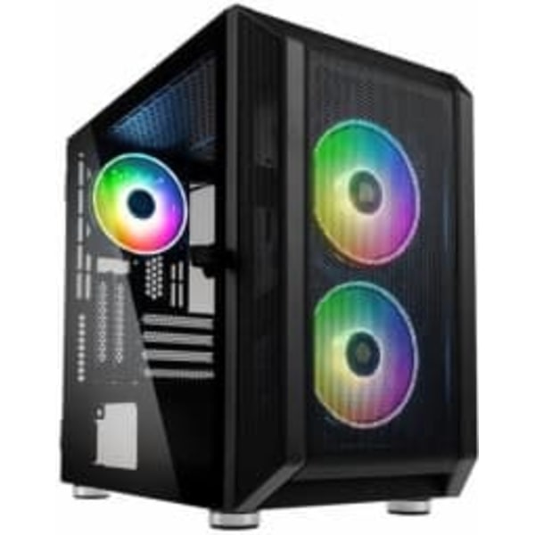 Kolink Citadel Mesh RGB Micro-ATX case - black Sort
