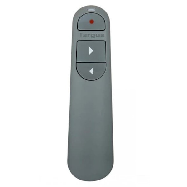 Targus EcoSmart Antimicrobial ControlPlus Wireless Presenter | Grey | Depth 23 mm | Height 131 mm | PCR | Width 37 mm Grå