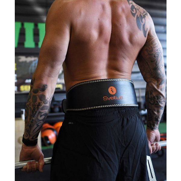 Weightlifting leather belt SVELTUS 9403 125cm