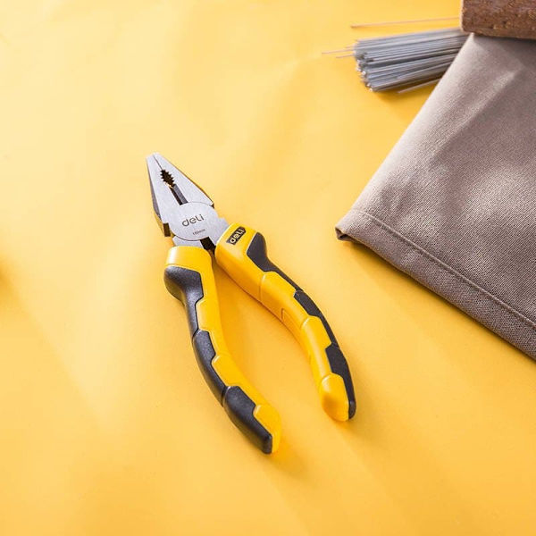 Combination pliers 6" Deli Tools EDL2006 (yellow)