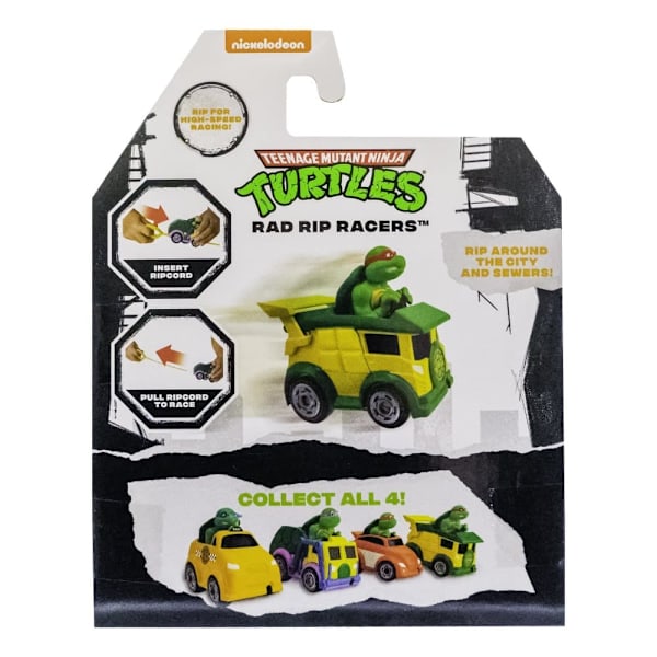 TMNT vehicle with figure Rad Rip Racers, assort., 71046