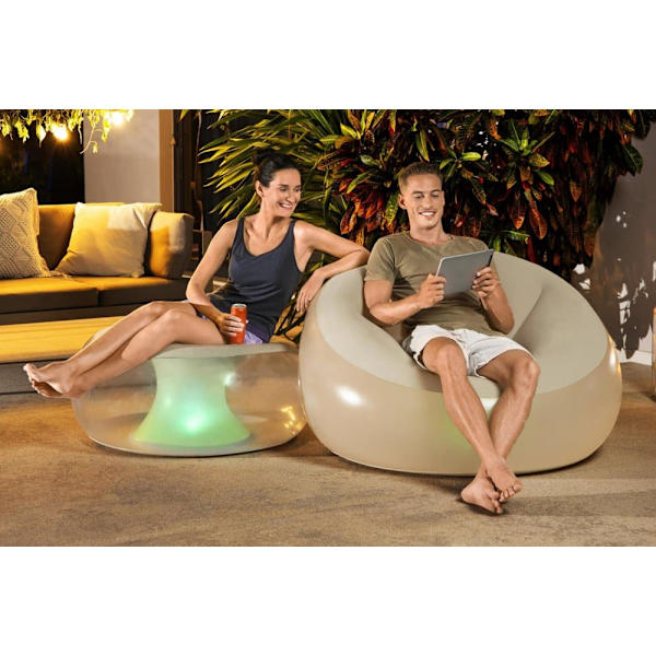 Bestway 75086 inflatable illuminated armchair 102 x 97 x 71 cm