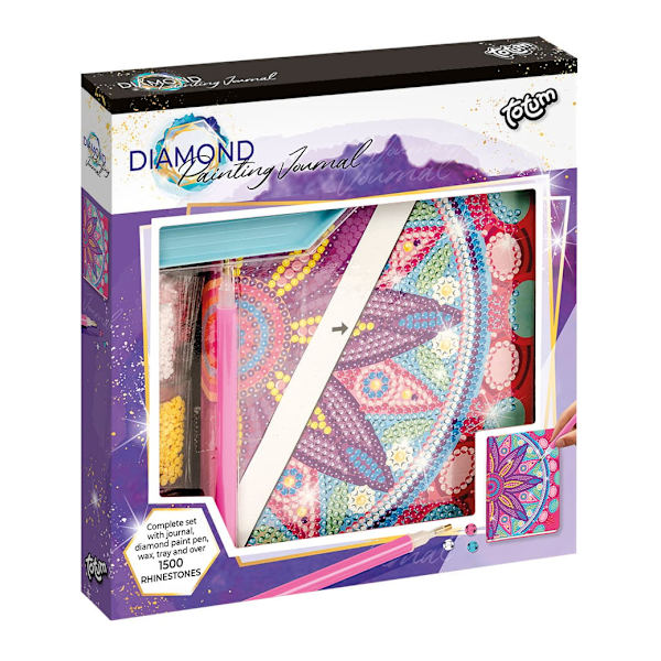 TOTUM Diamond painting notebook Flower mandala, 079700