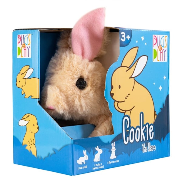 PUGS AT PLAY Cookie Jumping Rabbit