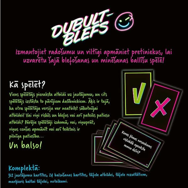 TREFL Board game Double bluff (In Latvian lang.)