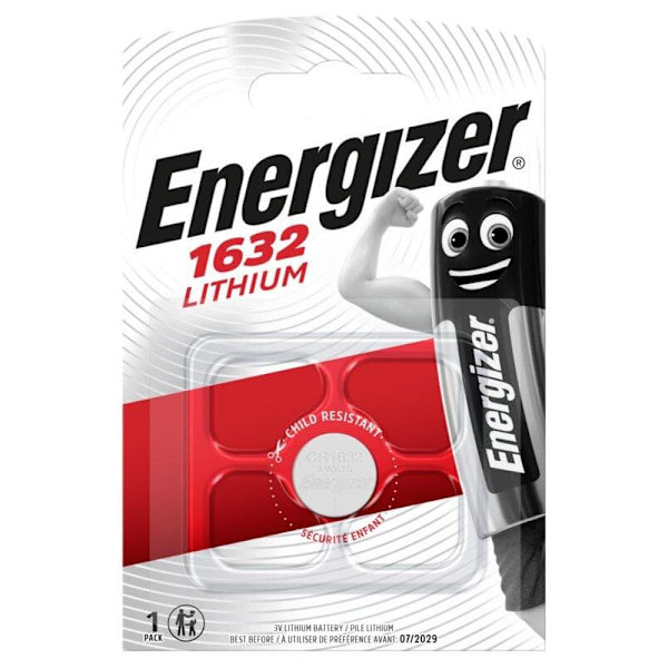 ENERGIZER BATTERY SPECIALIZED LITHIUM CR1632 3V 1 PIECE