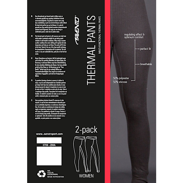 Thermo pants for women AVENTO 0709 40 2-pack