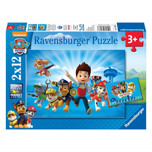 Puzzle 2x12 elementów Drużyna Psi Patrol