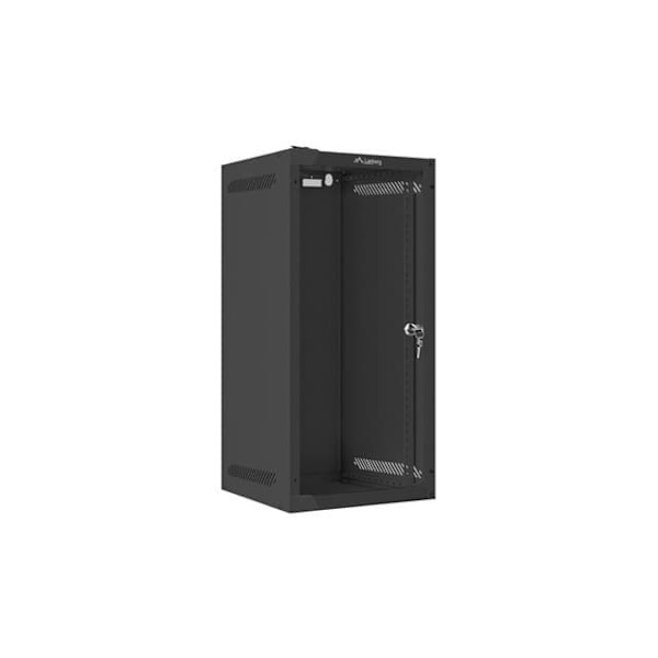 Lanberg WF10-2312-10B rack cabinet 12U Wall mounted rack Black