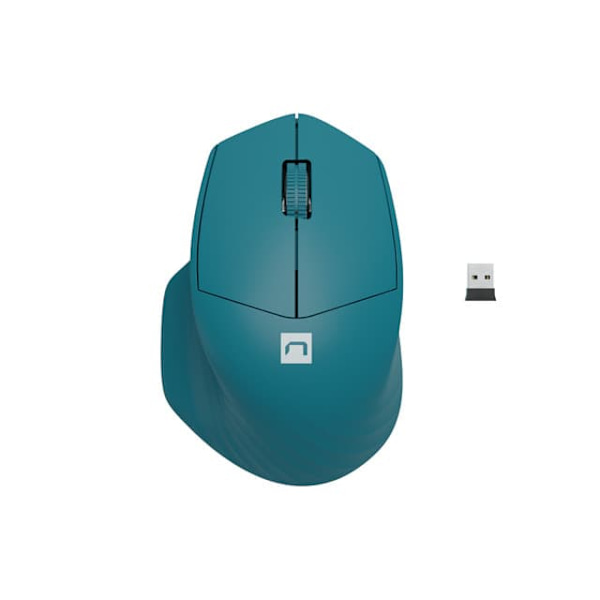NATEC WIRELESS MOUSE SISKIN 2 BT 5.0 + 2.4GHZ Blå