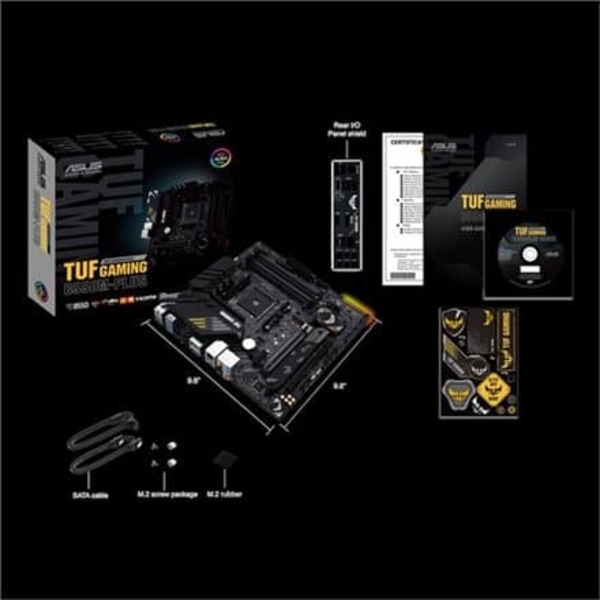 Mainboard|ASUS|AMD B550|SAM4|MicroATX|1xPCI-Express 3.0 1x|1xPCI-Express 3.0 16x|2xM.2|1xPCI-Express 4.0 16x|Memory DDR4|Memory slots 4|1xHDMI|1xDispl