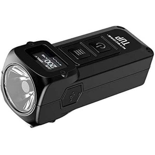 FLASHLIGHT T SERIES 1000LUMENS/TUP BLACK NITECORE Sort