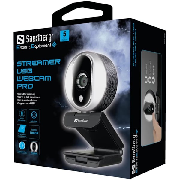 Sandberg 134-12 Streamer USB Webcam Pro