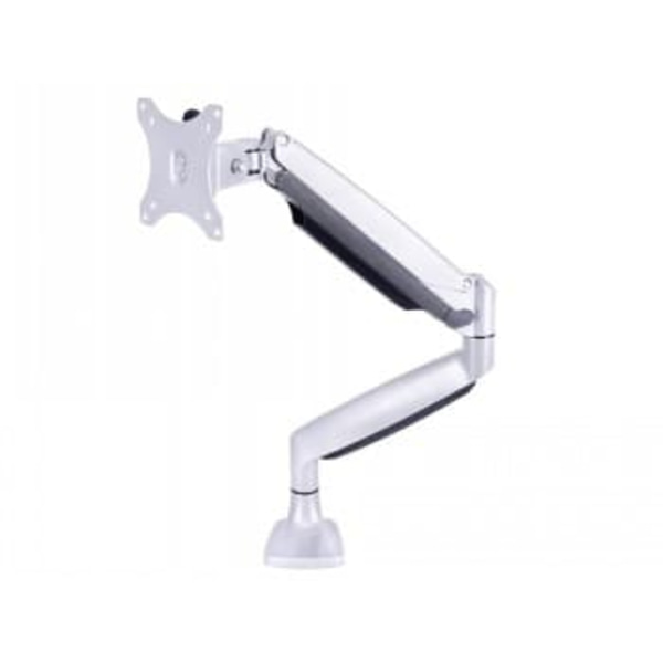 Multibrackets M Deskmount Gas Spring Single Silver | VESA 75x75-100x100 | Max 9kg | Desk clamp | Silver
