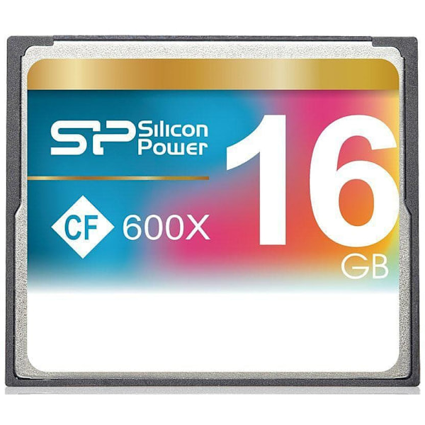 Silicon Power memory card CF 16GB 600x