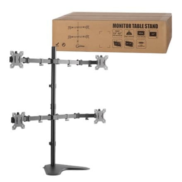Logilink BP0046 Quad Monitor Desk Stand 13"-32'' | Logilink | Desk Mount | BP0046 | 13-32 " | Maximum weight (capacity) Carrying capacity of each arm: