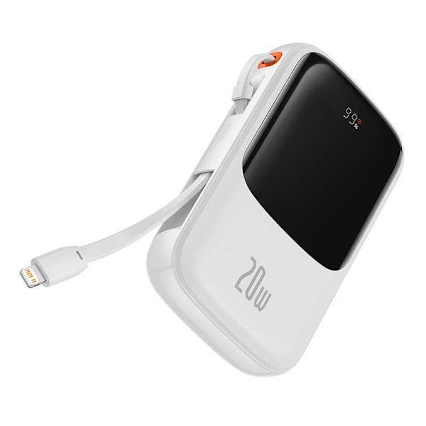 Baseus Qpow PRO Powerbank with cable USB-C / 2xUSB / 10000mAh / 20W