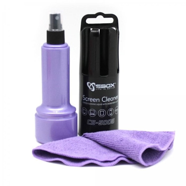 Sbox CS-5005U Screen Cleaner 150ml  Purple