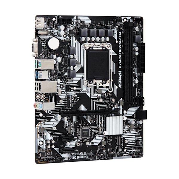 ASROCK MB Desktop B760M-HDV/M.2 D4 (S1700, 2x DDR4, 1x PCIe 4.0 x16, 2x PCIe 3.0 x1, 1x Hyper M.2 PCIe Gen4x4, 1x M.2 Ultra Gen3x4, 4x SATA3, 1x USB-C