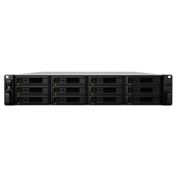 Synology RackStation RS3618xs NAS Rack (2U) Intel® Xeon® D D-1521 8 GB DDR4 DiskStation Manager Black Sort