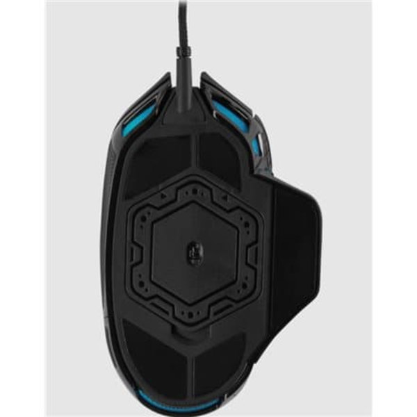 Corsair Nightsword RGB mouse Right-hand USB Type-A Optical 18000 DPI Sort