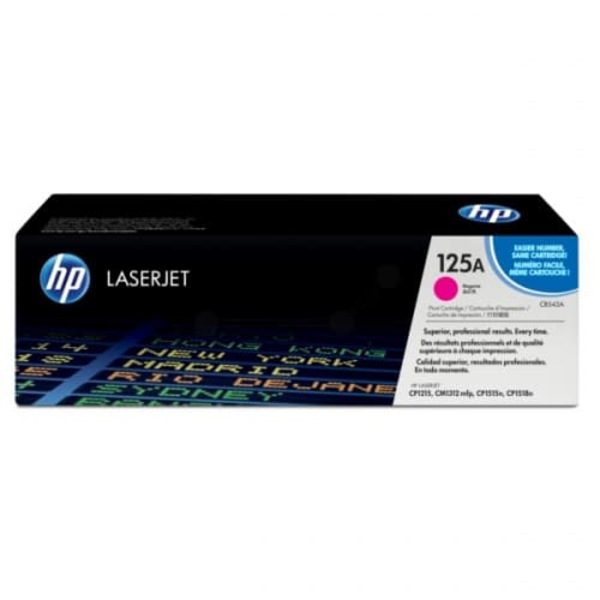 HP 125A original Colour LaserJet Toner cartridge CB543A magenta standard capacity 1.400 pages 1-pack