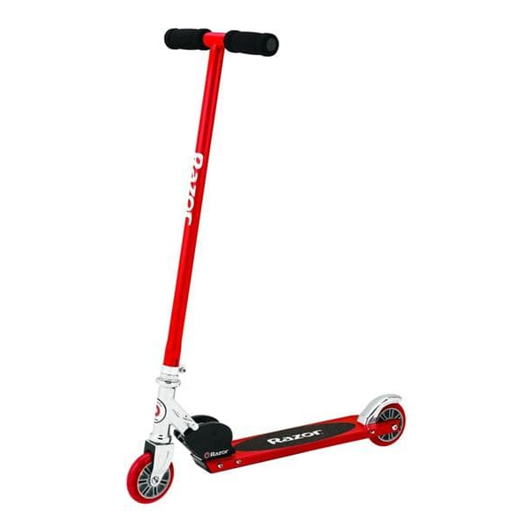 Razor S Spark Scooter, Red Sort, Rød