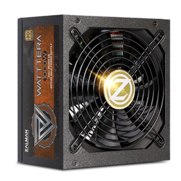 Zalman zdroj  ZM1000-EBTII Watttera / 1000W / ATX / akt. PFC / 135mm ventilátor / 100-240V / 80+ Gold Sort