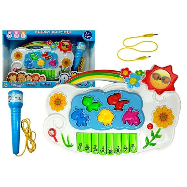 Electronic Piano with Flowers Connect to Phone