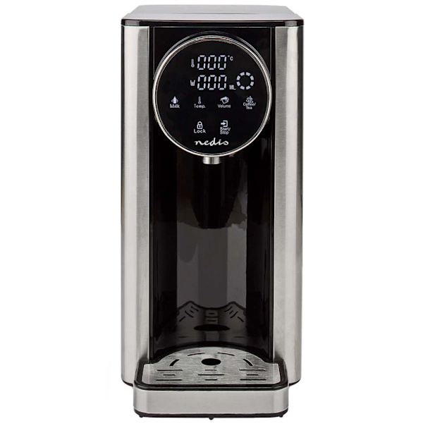NEDIS automat na horkou vodu/ objem 2,7 l/ display/ digitální/ černá (hliník) Aluminium, Sort