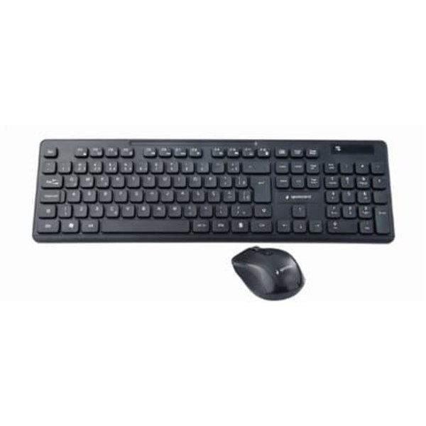Gembird KBS-WCH-03 keyboard Mouse included Universal RF Wireless + USB QWERTY English Black Svart