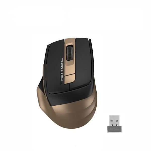 Wireless Optical Mouse A4tech FG35 Fstyler, Bronze Svart, brons