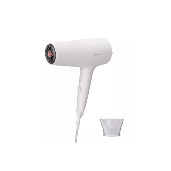Philips Hair dryer | BHD501/00 5000 Series | 2100 W | Number of temperature settings 6 | Ionic function | White Hvid
