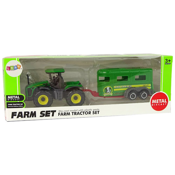 Tractor with Trailer Green