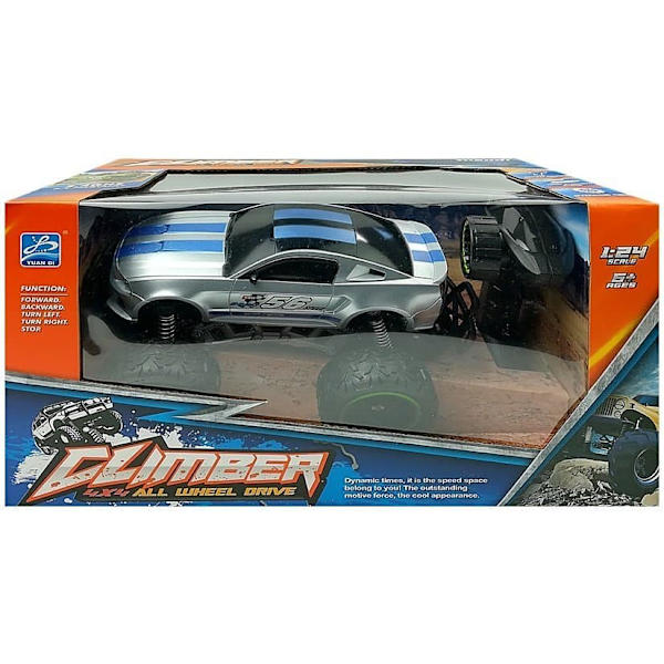 Remote controlled Car Off-road R/C Silver High Wheels
