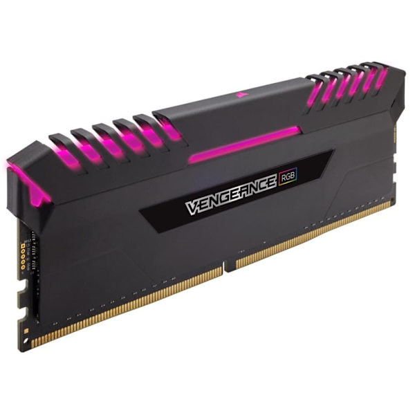 Corsair 16GB (2 x 8 GB) DDR4 2666MHz CL16 Vengeance RGB PRO Black