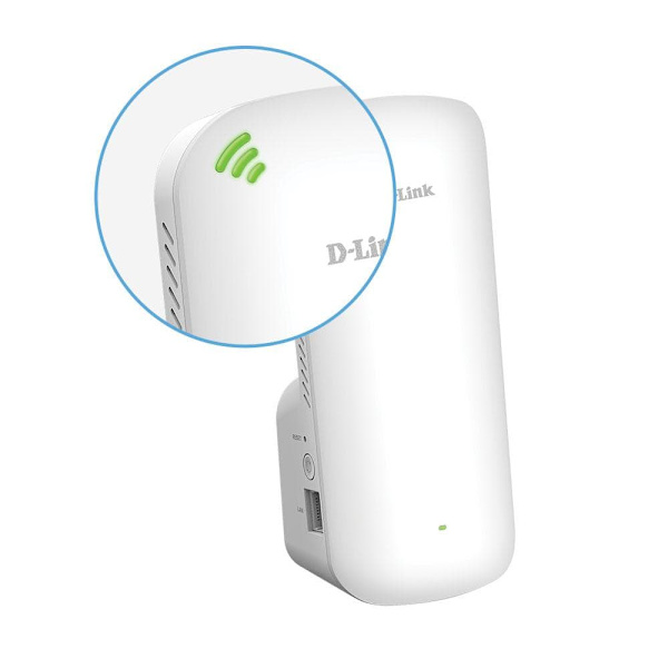 D-Link AX1800 Mesh Wi-Fi 6 Range Network repeater White 100, 1000 Mbit/s Hvid