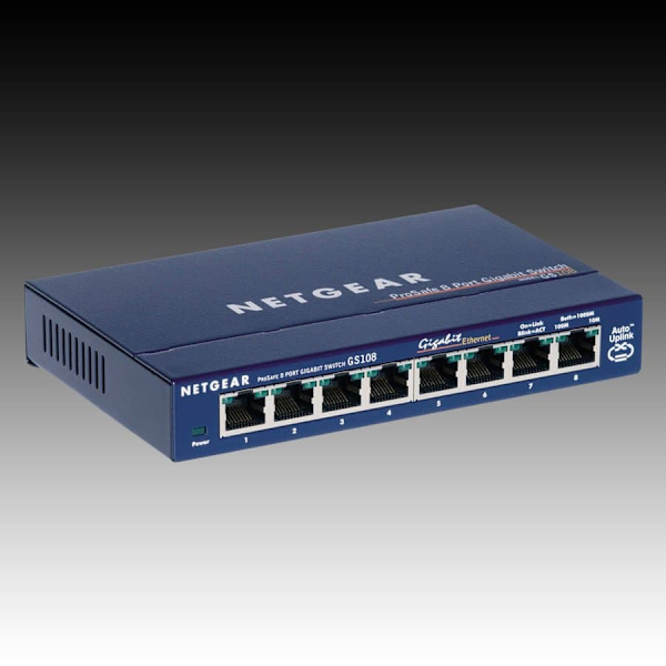 NETGEAR Gigabit Switch 8xRJ45 10/100/1000 8port Lifetime Warranty EN