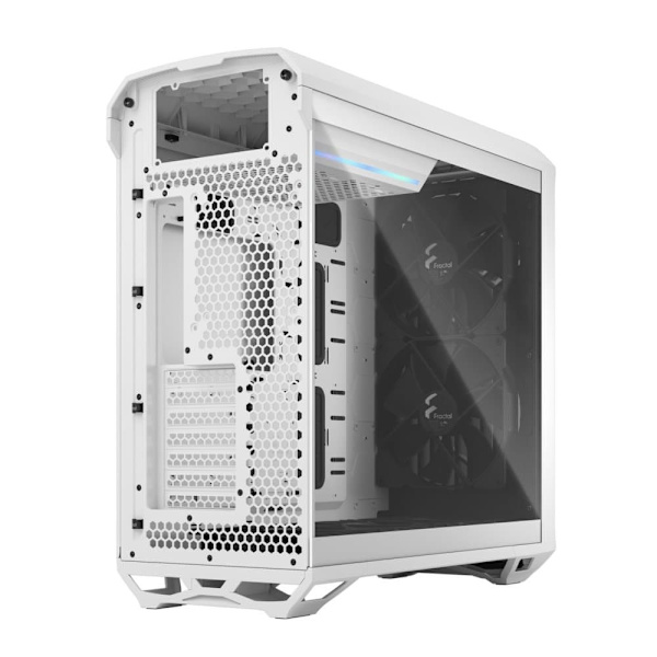 Obudowa Torrent biała TG Clear Tint 5xFan ATX