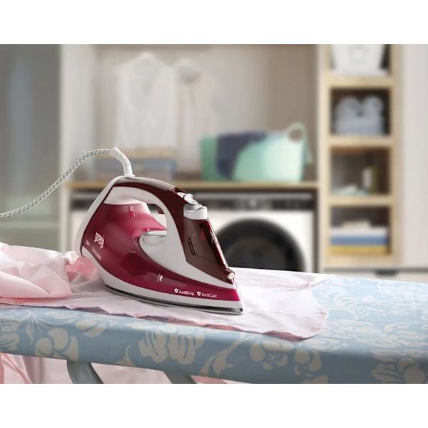 Gorenje | Steam Iron | SIH2200RBC | Steam Iron | 2200 W | Water tank capacity 280 ml | Continuous steam 30 g/min | Red/White