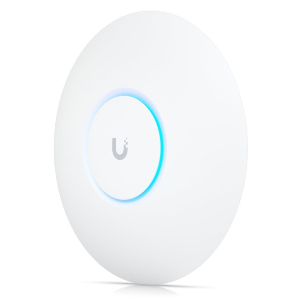 UBIQUITI U6+, WiFi 6, 4 spatial streams, 140 m² (1,500 ft²) coverage, 300+ connected devices, Powered using PoE, GbE uplink.