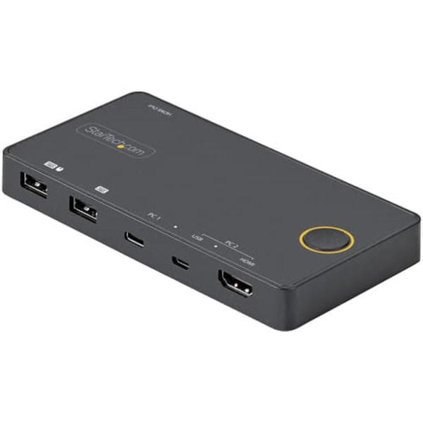 2 PORT HYBRID USB-C KVM SWITCH/KVM SWITCH - 4K 60HZ HDMI 2.0