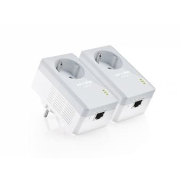 TP-Link Passthrough Powerline 600 Starter Kit, 1 Port