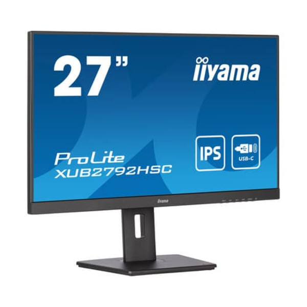 iiyama ProLite XUB2792HSC-B5 LED display 68.6 cm (27") 1920 x 1080 pixels Full HD Black Sort