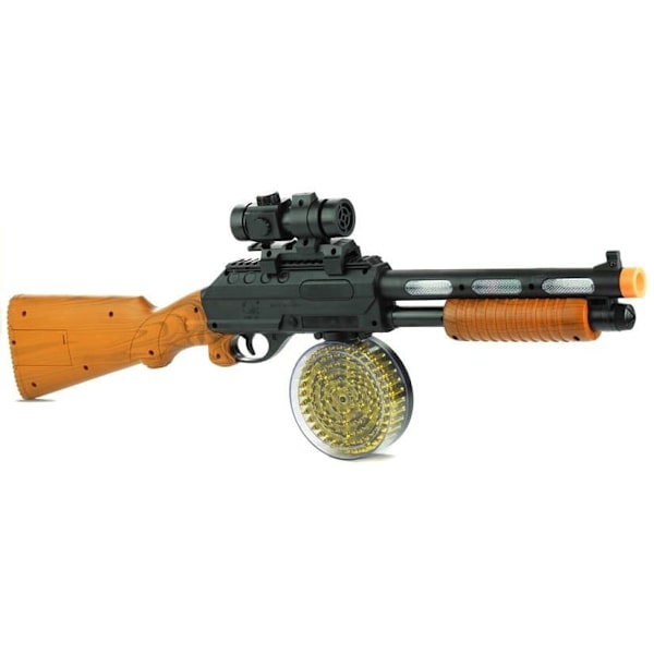 Machine Gun Weapon AK 868-1 Shines & Plays 60 cm