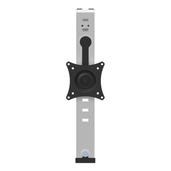 StarTech.com Cubicle Monitor Mount, Cubicle Wall Single Monitor Hanger, Up to 34" VESA Mount Display, Height Adjustable Ergonomic Office Cubicle Hangi